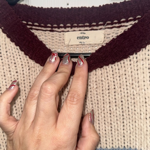 Striped Multicolor Sweater by Entro - Picture 5 of 5